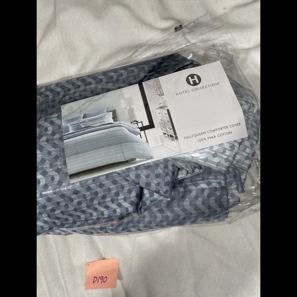 NIB Hotel Collection Parallel Full/Queen Duvet‎ Cov